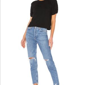 AGOLDE Jamie High Rise Straight in Arrival